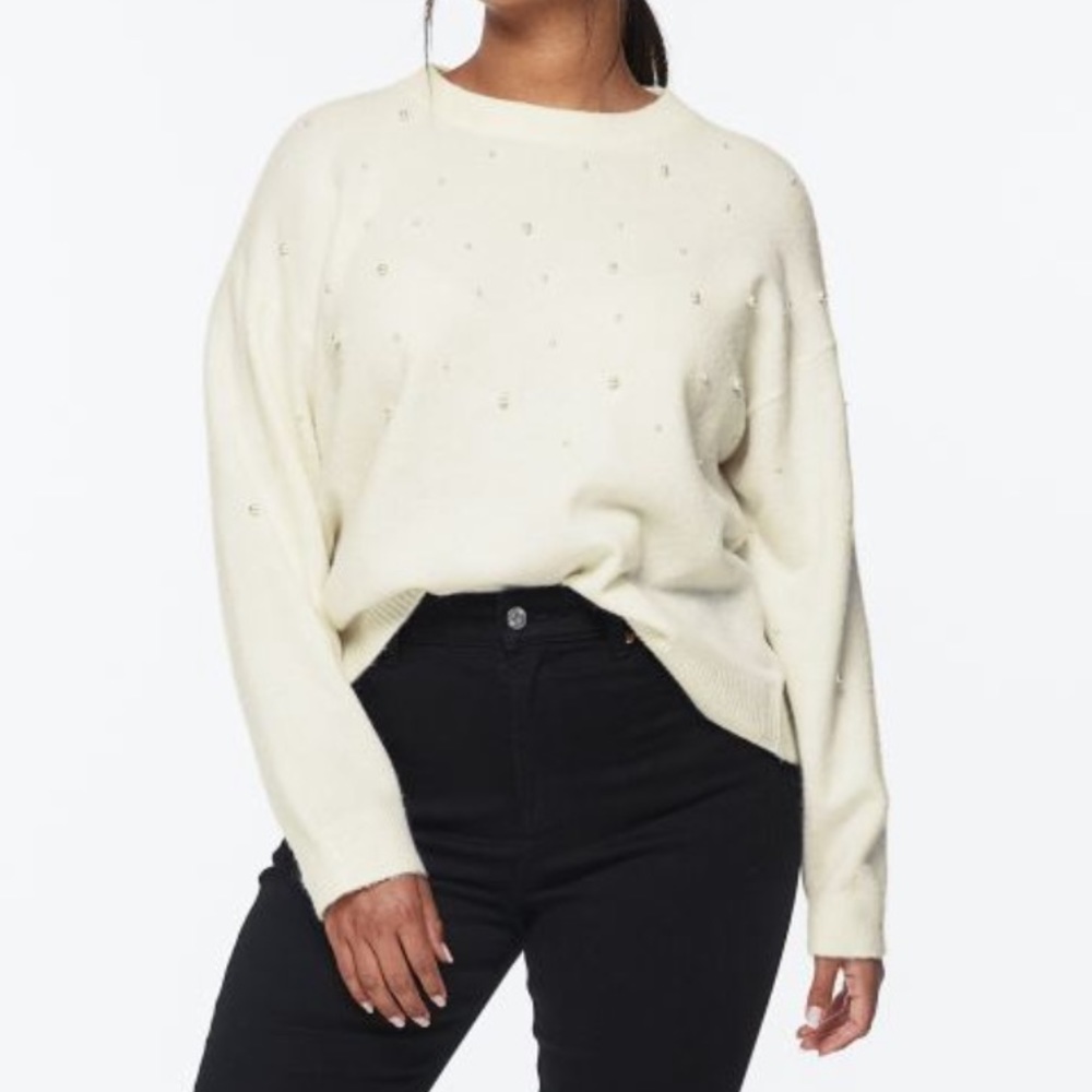 NWOT H&M Beaded Sweater